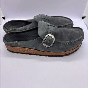 Women’s Birkenstock Mules in Dark Gray